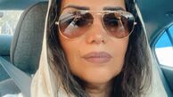 الهام پاوه نژاد در ماشین شخصی خود + عکس