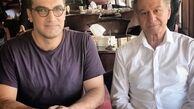 عکس آقای بازیگر در کنار خواننده تازه به ایران بازگشته
