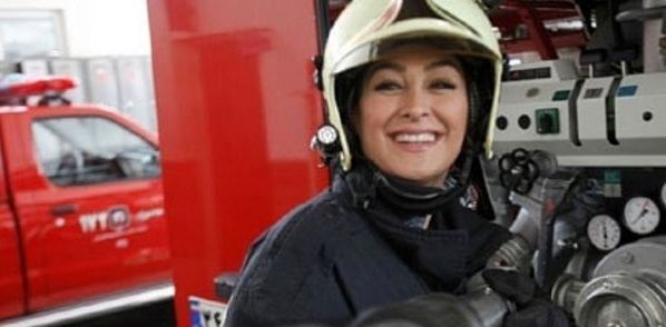 استایل آتش نشانی الهام حمیدی + عکس