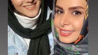 مجری معروف در کنار بازیگر آقازاده + عکس