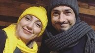 تیپ زمستونی جیغ حدیث میرامینی و همسرش+عکس
