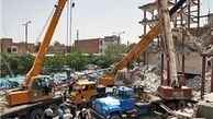 سرنگونی جرثقیل ۳ خانه را ویران کرد+ عکس
