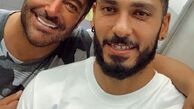 گلزار و دوستش سینا خان + عکس