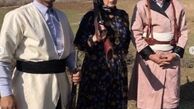 لباس کردی خانم بازیگر + عکس