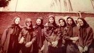 فلور نظری و دوستان دبیرستانیش + عکس