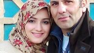 خانم مجری تلویزیون در آغوش همسرش + عکس