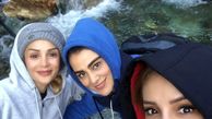 طبیعت گردی خانم‌ ‌بازیگر با دوستانش + عکس