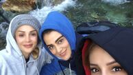 طبیعت گردی خانم‌ ‌بازیگر با دوستانش + عکس