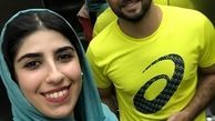 عکس بهرام رادان با همسفر جانش