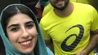 عکس بهرام رادان با همسفر جانش
