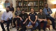 دورهمی‌مهران‌احمدی با سگ بندی ها + عکس