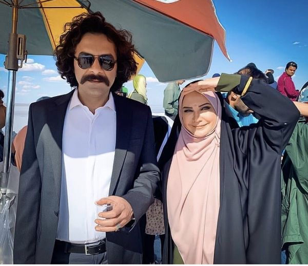 عکس متفاوت حسام‌ منظور و لعیا زنگنه