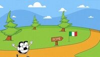 جام قهرمانی بر سر دوراهی انگلیس و ایتالیا!/ کاریکاتور