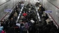 حادثه پله برقی در مترو فرهنگسرا با 20 مجروح