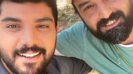 سلفی آقازاده ای سینا مهراد با همکارش + عکس