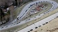 ترافیک پرحجم در محورهای تهران-قم و قم-جمکران
