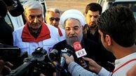  روحانی: هلال احمر در حوادث کشور به خوبی انجام وظیفه کرده است