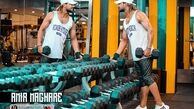 خواننده ماکان بند در حال ورزش حرفه ای +عکس