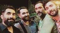 برادران هادی کاظمی در کنار او + عکس