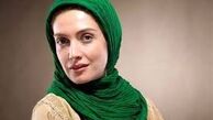 لیلا زارع با قیافه بی حس و حال