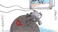 پخش زنده با سانسور! /عکس