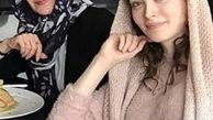 بهنوش طباطبایی و مادرش + عکس