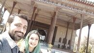 گشت و گذار الیکا عبدالرزاقی و‌ همسرش + عکس
