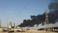 جزئیات آتش‌سوزی در یک منطقه نفتی