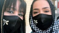 بهنوش بختیاری و دستیارش + عکس