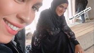 تبریک ملیکا شریفی نیا به همبازی اش + عکس