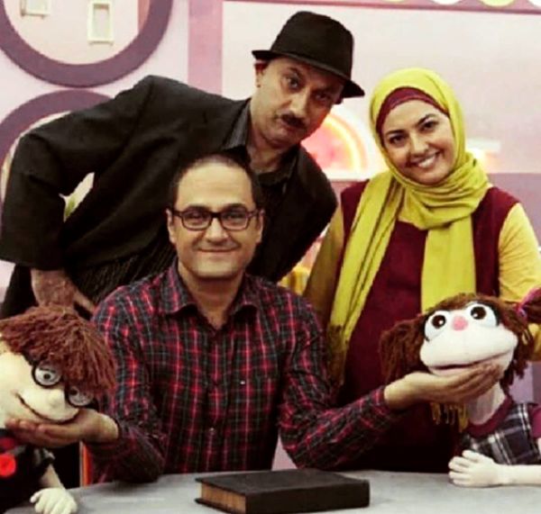 خاطره بازی آناهیتا همتی با رامبد جوان و ارژنگ امیرفضلی + عکس