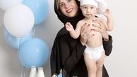 سارا بهرامی در تولد خواهرزاده اش + عکس