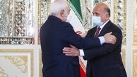 دیدار ظریف با وزیر امور خارجه عراق+ عکس