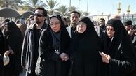 خانم بازیگری که از پیشتازان پیاده روی اربعین بود