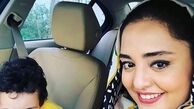 گردش نرگس محمدی با برادرزاده اش+عکس