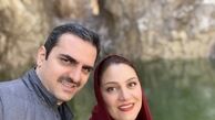 شبنم مقدیمی و همسرش + عکس