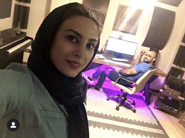 حدیثه تهرانی و همسرش در خانه شان + عکس