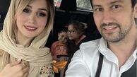 سلفی خانوادگی شاهرخ استخری در ماشین + عکس