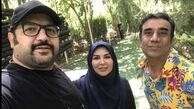 شهره سلطانی و نصرالله رادش در باغی زیبا + عکس