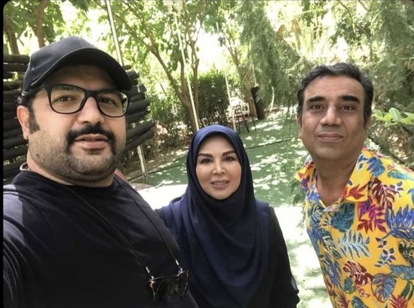 شهره سلطانی و نصرالله رادش در باغی زیبا + عکس