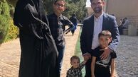 اقدام عجیب وزیر ارتباطات در گردش با خانواده در کاشان+عکس