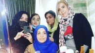 ساناز سماواتی در اتاق گریم + عکس