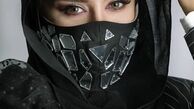 ماسک خاص و‌متفاوت نسیم ادبی + عکس