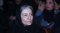همسر «داود رشیدی» در مراسم یادبود کمال‌الملک سینما

