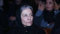 همسر «داود رشیدی» در مراسم یادبود کمال‌الملک سینما
