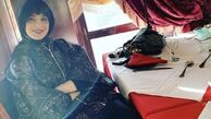 روشنک عجمیان با ظاهری متفاوت در رستوران + عکس