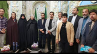 بهنوش بختیاری در قم + عکس