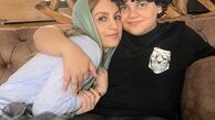 شقایق دهقان و پسرش + عکس