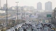 ترافیک سنگین عصرگاهی در اتوبان حقانی و بزرگراه مدرس