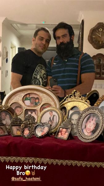 بانی پال شومون در خانه دوستش + عکس